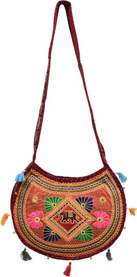 

Craft Trade Women Casual Multicolor Cotton Sling Bag