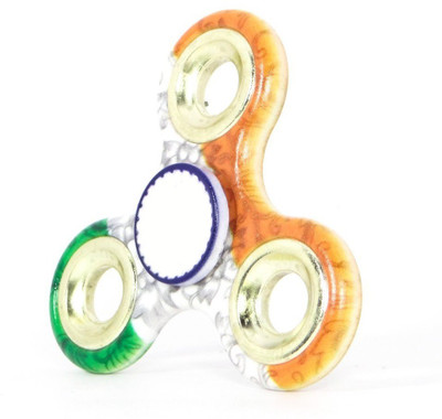 

VibeX ™ Fidget Toy Hand Spinner Tri-Spinner Stress Reducer Relieve Boredom ABS Plastic Fidget Spinner(Multicolor)