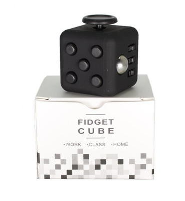 

Mayatra's Good Quality Stress Relief Fidget Cube, Relieve Stress, Anxiety, Pressure Boredom for Children and Adults - Black Matte Finish(1 Pieces)