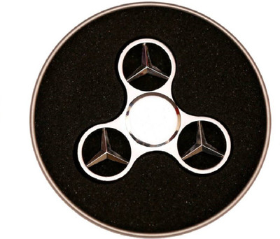 

Mayatra's Mercedes Benz Logo Metal Fidget Spinner Toy (Silver)(Silver)