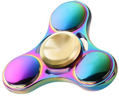 GOR UFO Shape Rainbow Alloy Fidget Spinner +4 Yrs(Multicolor)