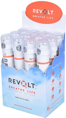 

REVOLT Slim Pocket Oxygen Gas Box(Pack of 12 cans) Sports Bottle Holder