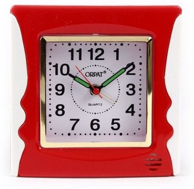 Orpat Analog Red Clock