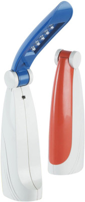 

Fiestar Mini Book Light - E 58 with 5 Ultra Bright LED Lights, Button Free Operation (Pack of 1, Assorted) Table Lamp(15 cm, White)