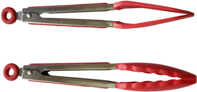 

decorika HY2009AB-RED UTILITY 27 cm, 26 cm Utility Tong Set(Pack of 2)