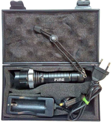 fine TT6A-1000 Torch(Black : Rechargeable)