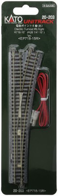 

Kato USA, Inc. N #6 Remote Right-Hand Turnout(Multicolor)