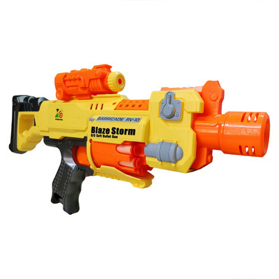 

Bonkerz Battery Operated Blazde Storm Soft Bullet Gun Toy Accessory Foam Bullets and Suction Darts(Multicolor)