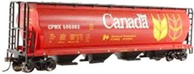 

Bachmann Trains Canadian Grain 4 Bay Cylindrical Grain Hopper(Red)