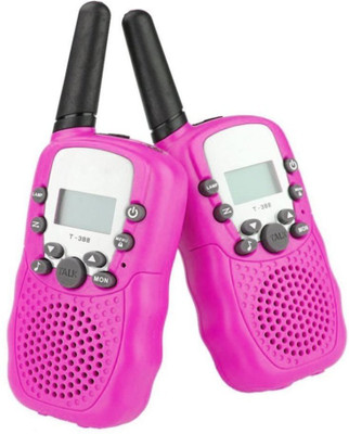 

ShopyBucket New generation Portable Walkie Talkie Walkie Talkie Set Walkie Talkie(Pink)