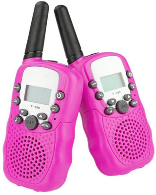 

ShopyBucket New generation Portable Walkie Talkie p1 Walkie Talkie Set-2 Walkie Talkie(Pink)