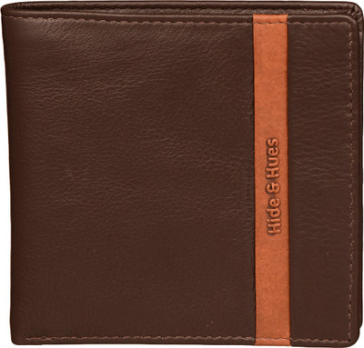 

Hide & Hues Men Brown Genuine Leather Wallet(6 Card Slots), Chocolate brown-mr