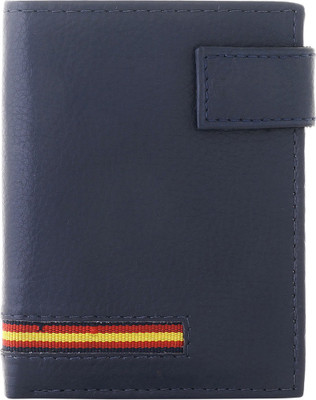

msepl Men Blue Genuine Leather Card Holder(6 Card Slots)