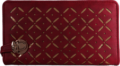 

Fantosy Women Red Artificial Leather Wrist Wallet