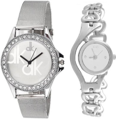 Gopal Retail NEW BEAUTIFUL FASHION SILVER COMBO OFFER LATEST SOLO DESIGNER DEAL Watch  - For Women   Watches  (Gopal Retail)