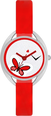 Shivam Retail Valentime 004 Red Fancy Analog Analog Watch  - For Girls   Watches  (Shivam Retail)