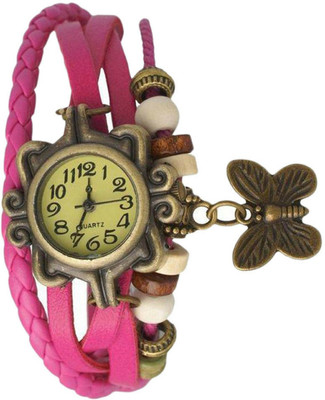 

vk sales Vintage Bracelet With Butterfly Charm Watch - For Girls
