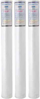 

XISOM Spun Candle 20 inch Pack of 3 Pcs For commercial RO Water Purifier Solid Filter Cartridge(0.5, Pack of 3)
