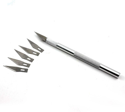 

Bruzone Art Creation A10 Detail Pen Knife with 5 Interchangeable Sharp Blades A10