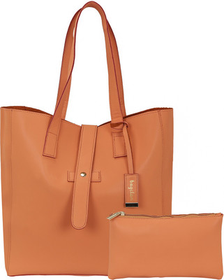 

Bagclan one strap tote-Peach Shoulder Bag(Beige, 12 L)