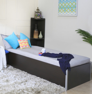 

Spacewood Day Engineered Wood Single Bed With Storage(Finish Color - Natural Wenge Woodpore)