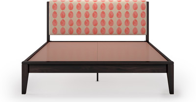 

Urban Ladder Nikoi Upholstered Solid Wood Queen Bed(Finish Color - Mahogany)