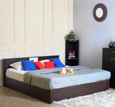 

Spacewood Jupiter Engineered Wood King Bed With Storage(Finish Color - Vermount)
