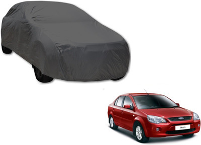 MOCKHE Car Cover For Ford Ikon (Without Mirror Pockets)(Grey)