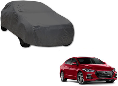 MOCKHE Car Cover For Hyundai Elantra (Without Mirror Pockets)(Grey)