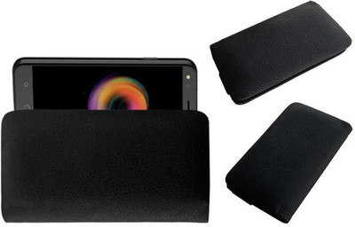 ACM Pouch for Micromax Canvas 1 Handpouch Case(Black, Pack of: 1)