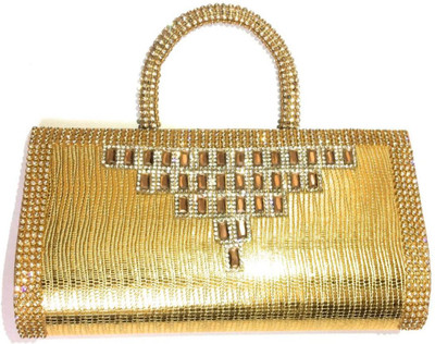 

zenith Casual Gold Clutch
