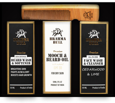 Brahma Bull The Beard Box (Dry Skin)(Set of 4)