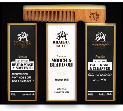 

Brahma Bull The Beard Box (Oily Skin)(Set of 4)