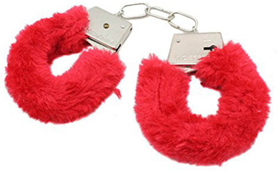 

PARTY PROPZ Red HANDCUFF/BACHELORETTE PARTY DECORATION/ BACHELORETTE ACCESSORIES - 1 ml