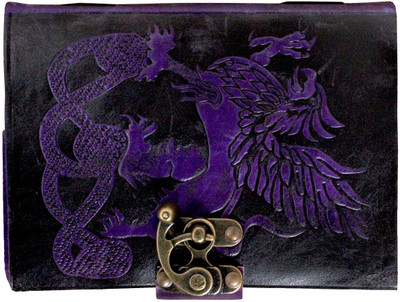 

Pranjals House A5 Journal(notebook, Black & purple)