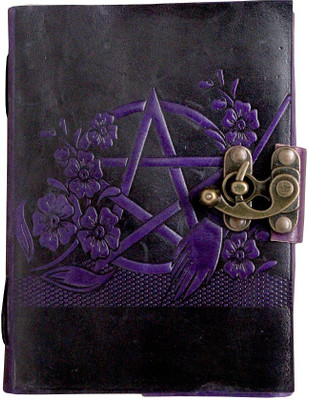 Pranjals House A5 Diary(notebook, black & purple)