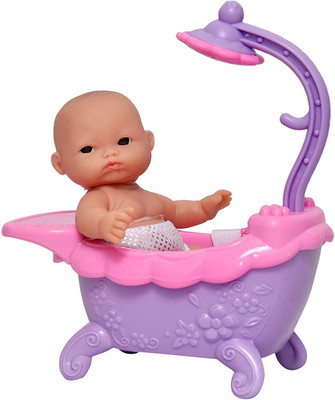 

Toyshine 6 Inches Baby in the Tub Baby Doll, Non-toxic(Multicolor)