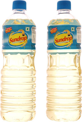 

Sundrop Superlite Advanced Sunflower Oil Plastic Bottle(2 x 1 L)