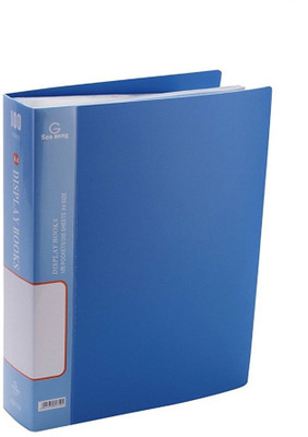 

SeaSong Polypropylene Display Presentation File, A4 Size,100 Pockets / 200 Pages Capacity FIle(Set Of 1, Blue)