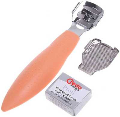 

ALAMOS Pedicure Callus Corn Hard Tough Skin Remover Shaver Foot Pedicure Kit + Blades