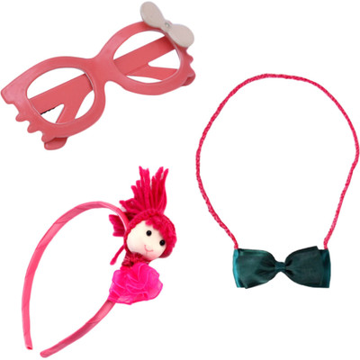 

Dchica Special Design A Chic Set of 3 Hair Accessory Set(Multicolor)