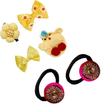 

Dchica Special Every Dress Set Of 6 Hair Accessory Set(Multicolor)