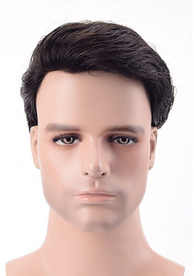 

Kabello Fine Mono with PU Perimeter System For Men wigs, 10X8 Hair Extension