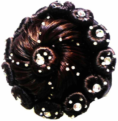 

Tahiro Black Desi Studded Casual Juda Hair Extension