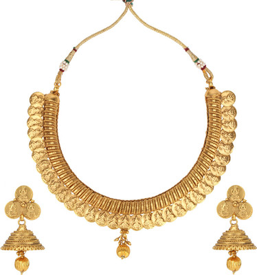 khetlazee Copper Gold-plated Multicolor Jewellery Set(Pack of 1)