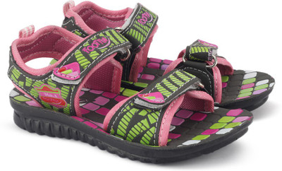 

Footfun by Liberty Boys & Girls Velcro Strappy Sandals(Pink