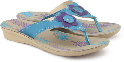 

Footfun by Liberty Boys & Girls Slip On Slipper Flip Flop(Blue