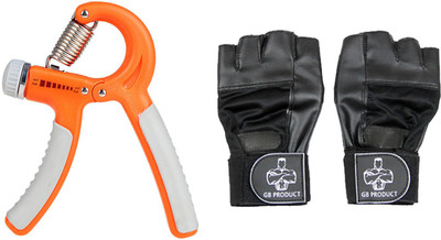

GB Pack Of 40 KG Hand Gripper & Top Grade Glove Gym & Fitness Kit