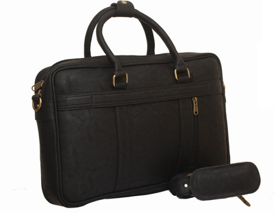 

Attache 15.6 inch Laptop Messenger Bag(Black), Black11