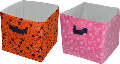 Creative Textiles 20 L Multicolor Laundry Bag(Rexine)